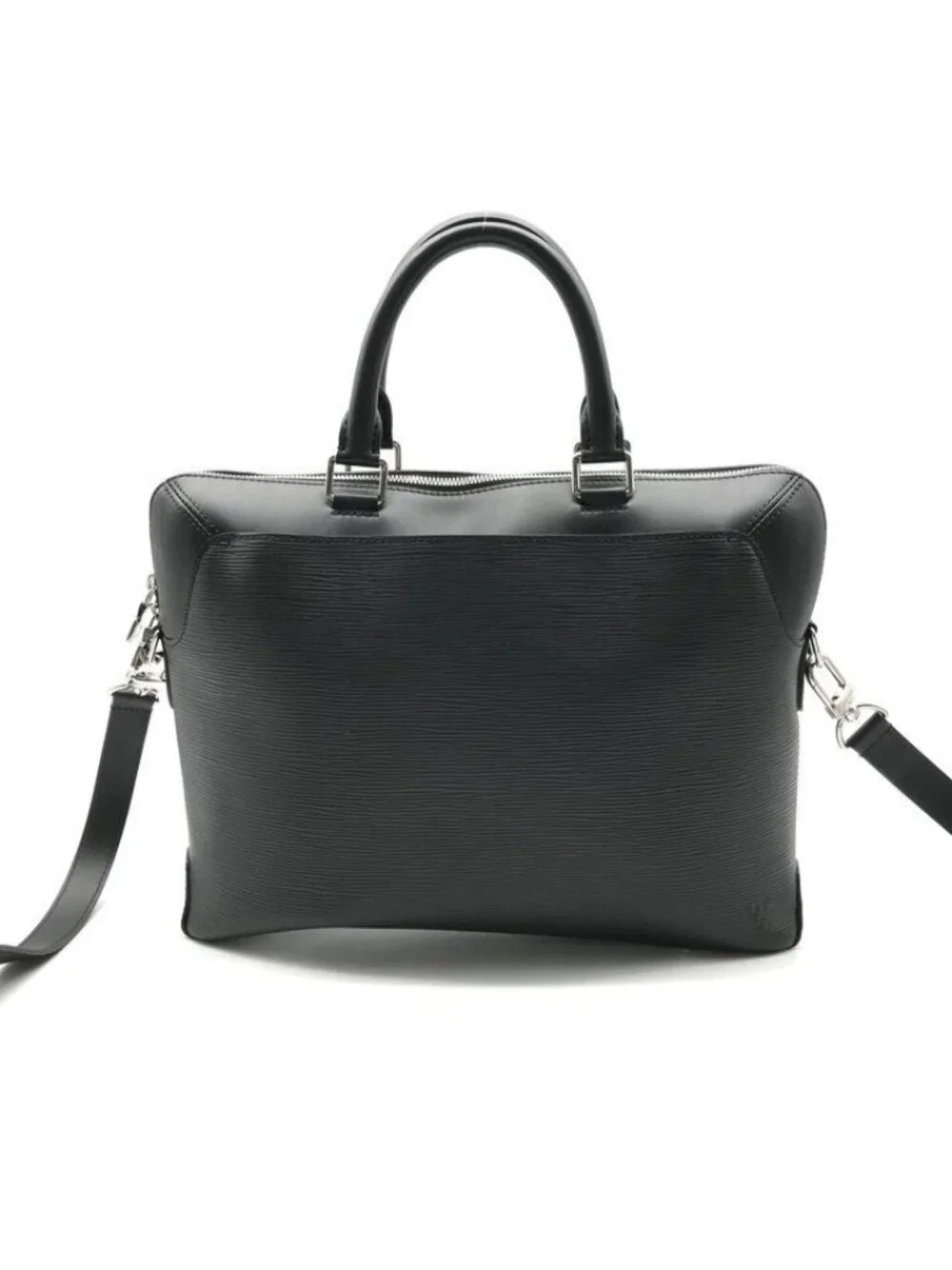 Louis Vuitton Oliva Briefcase Epi Leather Black 2-Way